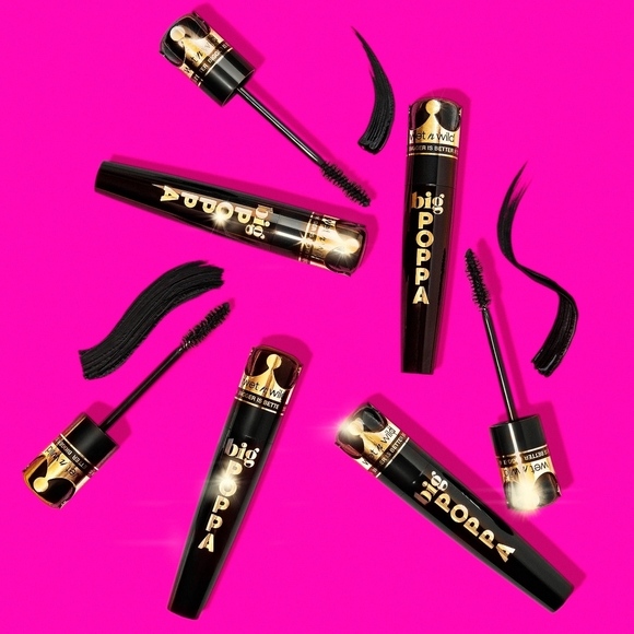 *3/15* NEW Wet n Wild Big Poppa Mascara Volumizing Lengthening Blackest Black - Picture 12 of 14